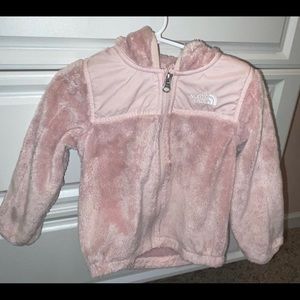 18-24 months Purdy Pink Oso Fleece Northface Jacket - perfect condition